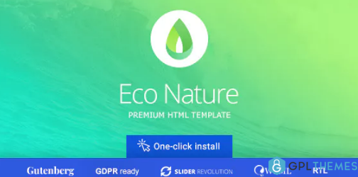 Eco Nature – Environment Ecology WordPress Theme