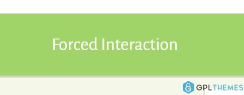 Popup Maker Forced Interaction