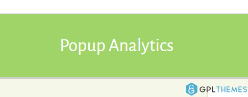 Popup Maker Popup Analytics