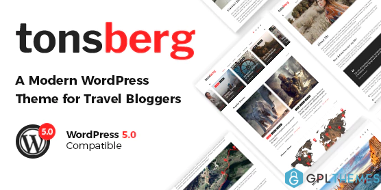 Tonsberg A Modern WordPress Theme for Travel Bloggers