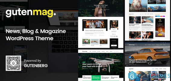 GutenMag Gutenberg WordPress Theme for Magazine and Blog