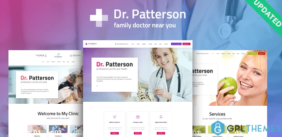 Dr Patterson Medicine Healthcare WordPress Theme