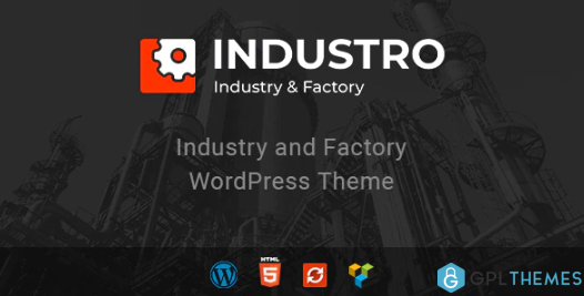 Industro Industry Factory WordPress Theme 2