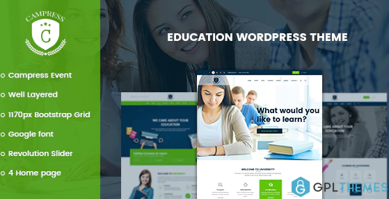 Campress Responsive Education WordPress Theme