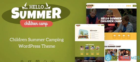 Hello Summer A Childrens Camp WordPress Theme