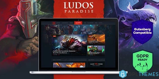 Ludos Paradise Gaming Blog Clan WordPress Theme