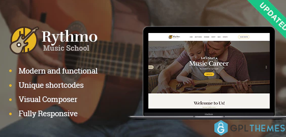Rythmo Music School WordPress Theme