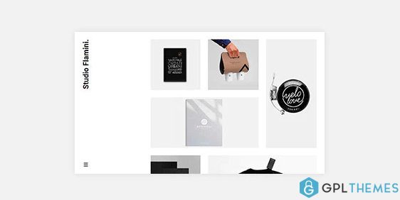 Flamini Studio Agency Portfolio WordPress Theme for Elementor