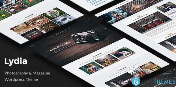 Lydia Photography Magazine WordPress Theme