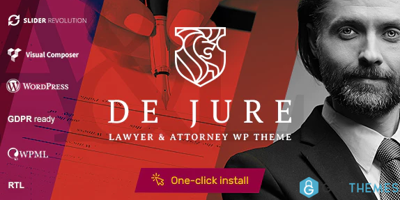 De Jure Attorney and Lawyer WP Theme