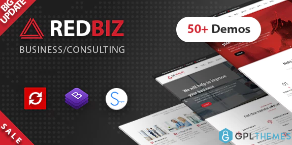 RedBiz Business Consulting Multi Purpose Template