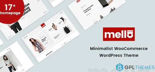 Mella Minimalist Ajax WooCommerce WordPress Theme