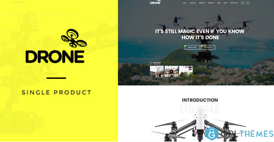 Drone Single Product WordPress Theme