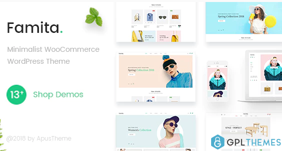 Famita Minimalist WooCommerce WordPress Theme