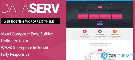 Dataserv Professional Hosting WordPress Theme