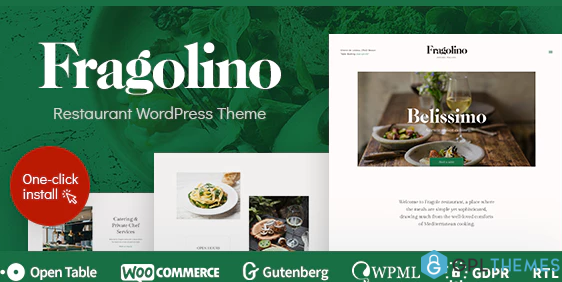 Fragolino an Exquisite Restaurant WordPress Theme