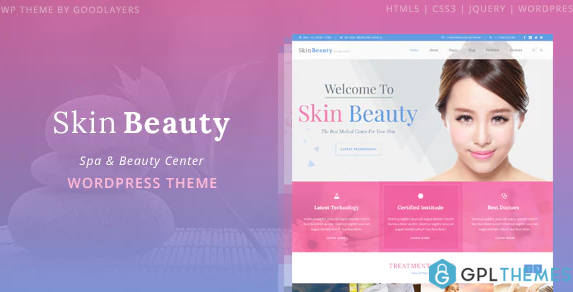 Skin Beauty Spa WordPress