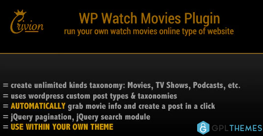 WP Movie Series Watching Library