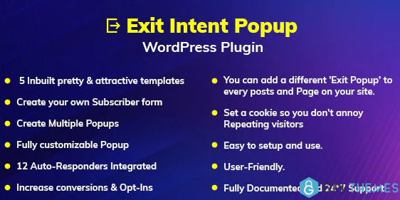 Exit Intent Popup WordPress Plugin