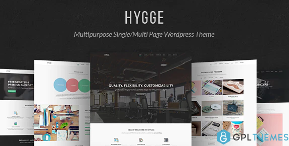 Hygge Multipurpose Single Multi Page WP Theme