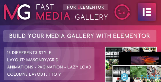Fast Media Gallery For Elementor WordPress Plugin