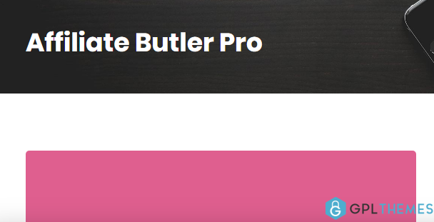 Affiliate Butler Pro
