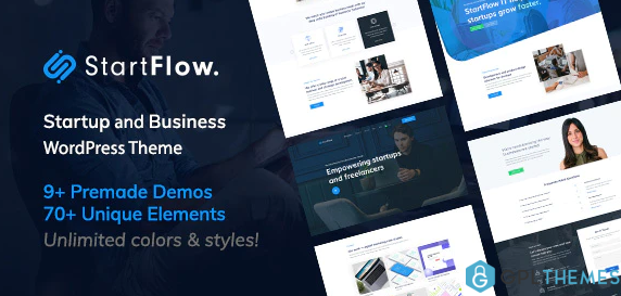 Start Flow Startup and Creative WordPress Theme