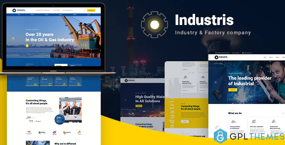 Industris Factory Business WordPress Theme
