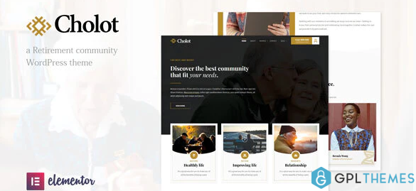 Cholot Retirement Community WordPress Theme