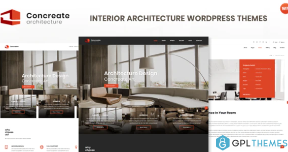 Concreate Interior Architecture WordPress Theme