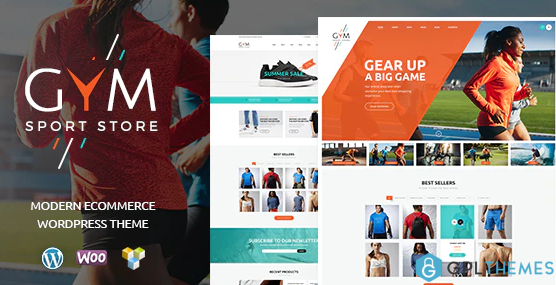GYM Sports Clothing Equipment Store WordPress
