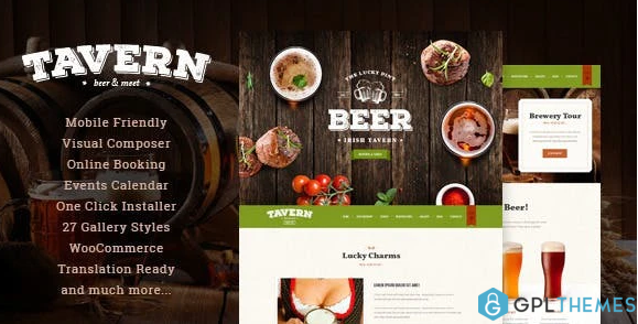 Tavern Pub Brewery WordPress Theme