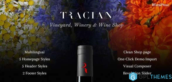 Tracian Wine WordPress Theme