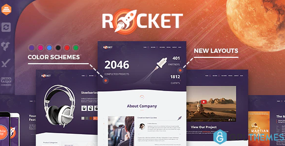 Rocket Creative Multipurpose WordPress Theme