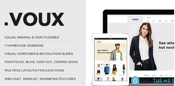 Voux Fashion Shopping Theme