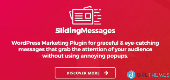 WordPress Marketing Plugin Sliding Messages