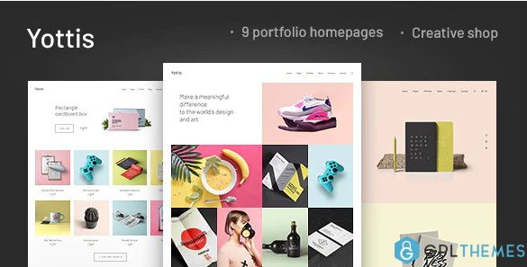 Yottis Personal Creative Portfolio WordPress Theme Store