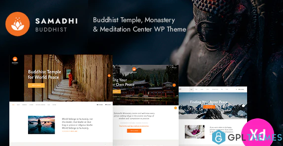 Samadhi Oriental Buddhist Temple WordPress Theme