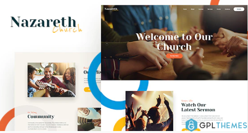 Nazareth WChurch Religion WordPress Theme