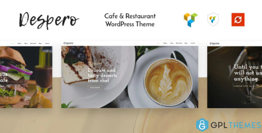 Despero Cafe Restaurant WordPress Theme