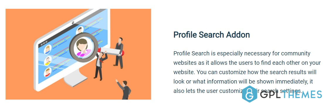 Pie Register Add On – Profile Search