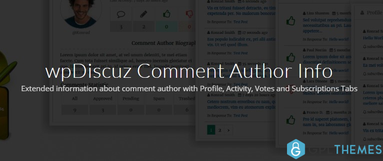 WpDiscuz – Comment Author Info