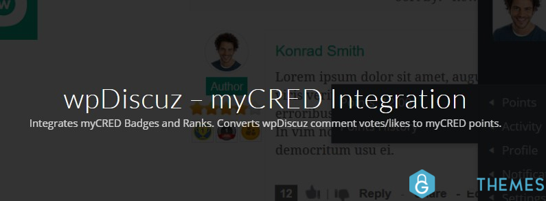 WpDiscuz – MyCRED Integration
