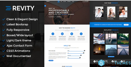 Revity OnePage Parallax