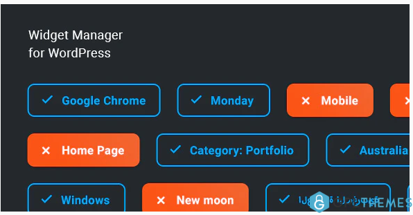 Widget Manager – WordPress widgets management system