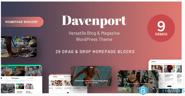 Davenport Versatile Blog and Magazine WordPress Theme