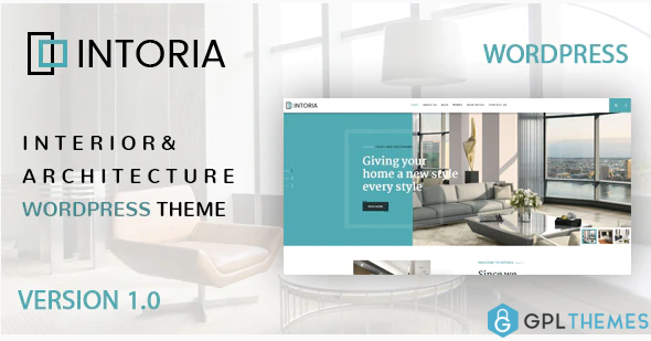 Intoria Interior Architecture WordPress Theme