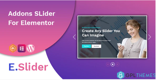 E.Slider Add ons slider for Elementor
