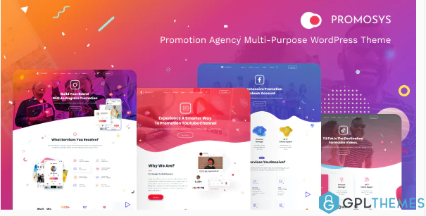 PromoSys Promotion Services Multi Purpose WordPress Theme