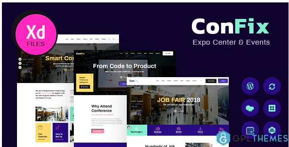 ConFix Expo Events WordPress Theme